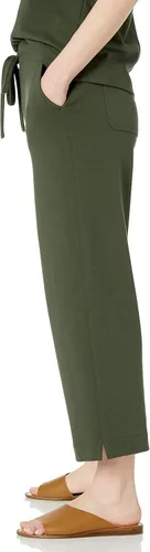 Vista 4 de Daily Ritual Pantalón de rizo de algodón y modal de gran tamaño para mujer