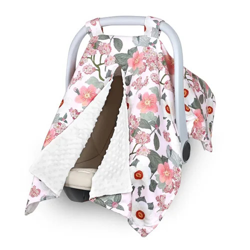 Vista 15 de TANOFAR Funda para Asiento de Coche para Bebé, Toldo para Asiento de Coche con Apertura Peekaboo para Bebés, Toldo Suave y Transpirable para Hoja