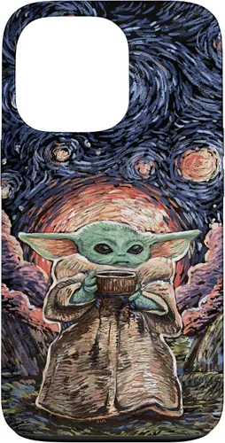 Vista 10 de Star Wars: The Mandalorian The Child Starry Night Style - Carcasa para iPhone 17