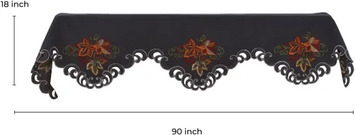 Vista 7 de Decozen Mantel Scarf for Fireplace, Fireplace Mantel Decor, Valentines Day Gifts, Gift for Her
