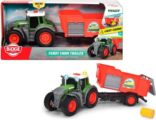 Vista 5 de Majorette 203734001 Traktor Fendt - Remolque de tractor, talla única