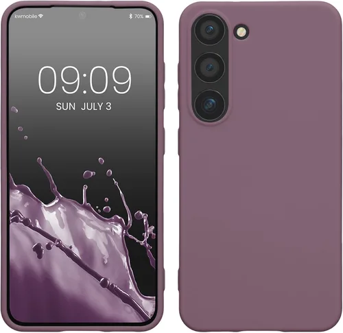 Vista 22 de kwmobile Funda compatible con Samsung Galaxy S23 - Funda protectora de silicona TPU suave y delgada - Piedra antigua