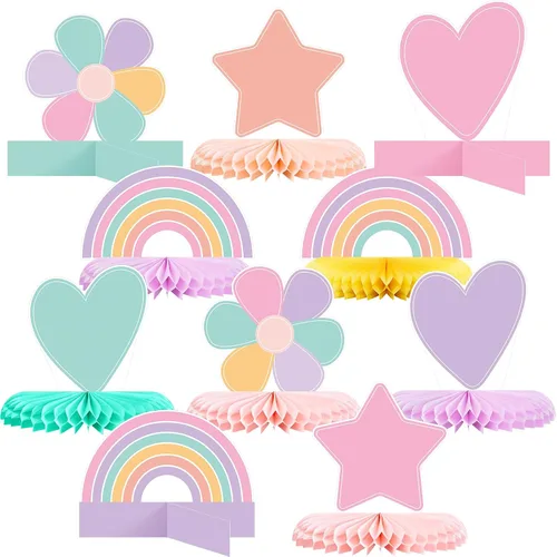 Vista 9 de 10 Pcs Candy Party Decorations Candyland Table Decor Welcome to Candyland