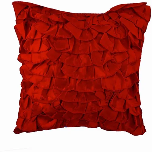 Vista 23 de Almohadas de diseñador, fundas rústicas con volados estilo vintage para almohadas.