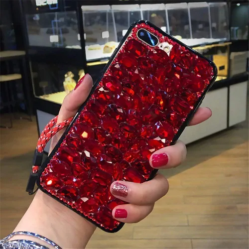 Vista 7 de Funda para Moto G4 Play, lujo 3D hecho a mano con piedras brillantes de cristal, diamantes de imitación brillantes, para Motorola Moto G4 Play