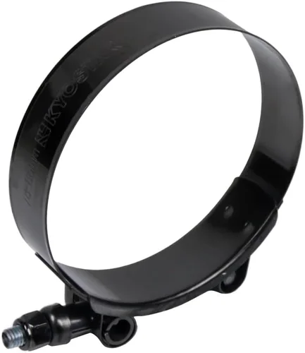 Vista 22 de Kyostar - Abrazadera de manguera con perno en T de acero inoxidable ajustable de 1.75" (44mm - 53mm) en negro (electroforesis)