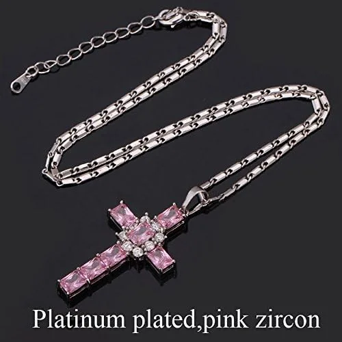 Vista 4 de U7 Catholic Gift Stainless Steel 18K Gold Plated Coin MedalCrucifix CrossVirgin MaryRosary Necklaces for Women Men
