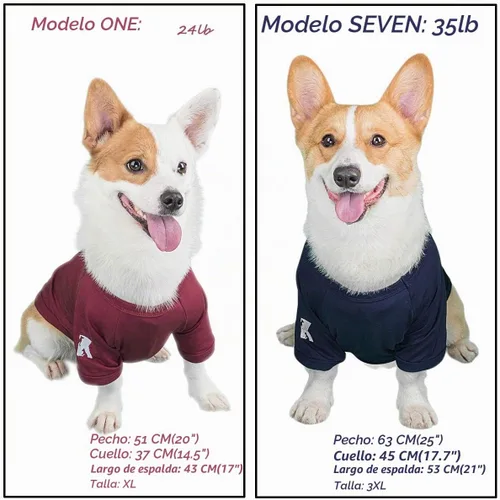 Vista 7 de Koneseve Camisas para perros, ropa de algodón suave para perros, camiseta elástica para perros pequeños, medianos y grandes, camisa de gato azul