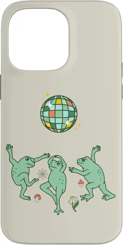 Vista 21 de Funny Frog Disco Dance 70s 80s Groovy Hippie Funky Party Case para iPhone 16