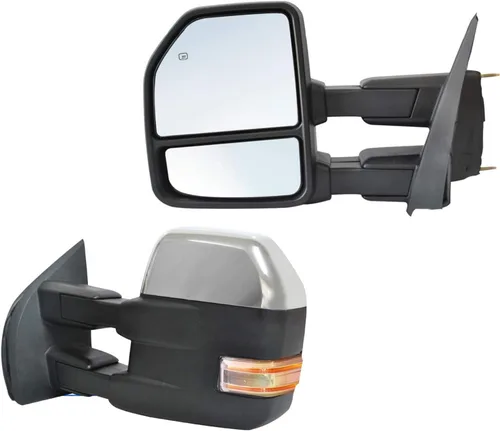 Vista 12 de JZSUPER Espejos de remolque aptos para Ford F150 Power Heated 2004-2014
