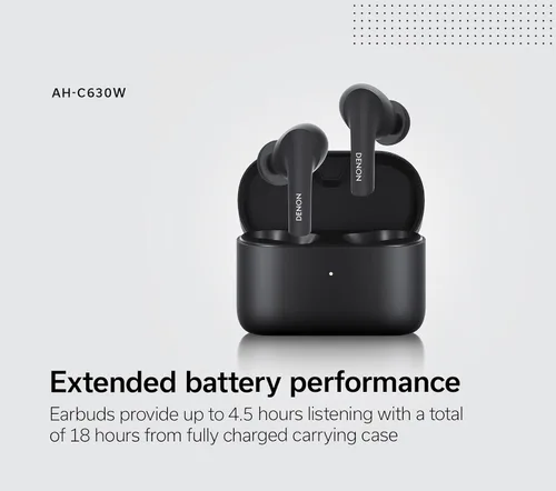 Vista 4 de Denon AH-C630W - Auriculares inalámbricos con Bluetooth, color negro