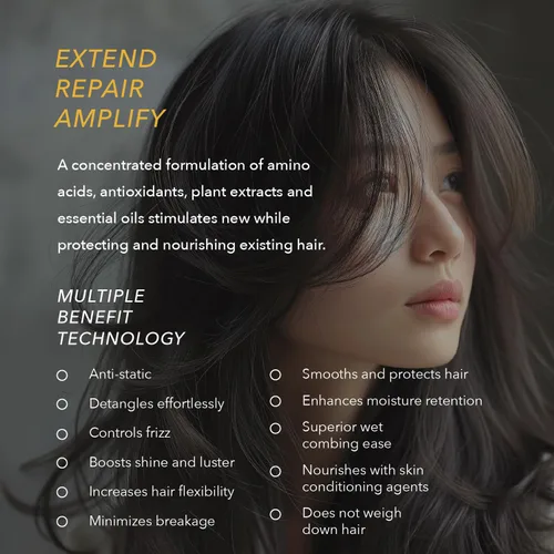 Vista 4 de Ethica Beauty Acondicionador profesional. Acondicionador profundo, voluminizador e hidratante. Promueve un cabello fuerte y saludable, la salud