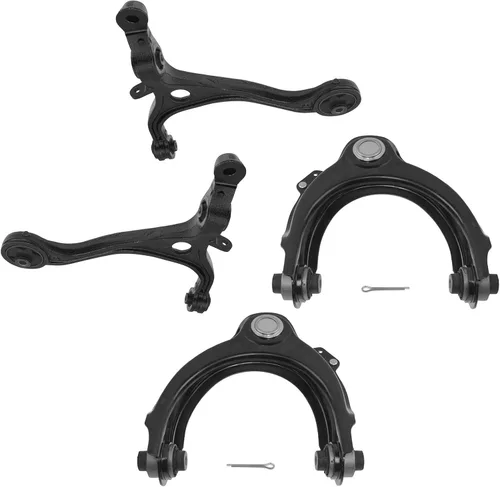 Vista 24 de TRQ Brazo de control superior e inferior del lado del conductor y del pasajero con juego de rótulas compatible con Chevrolet GMC 89-02