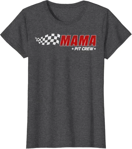 Vista 6 de Mama Pit Crew Race Car Birthday Family Matching Pit Crew Camiseta