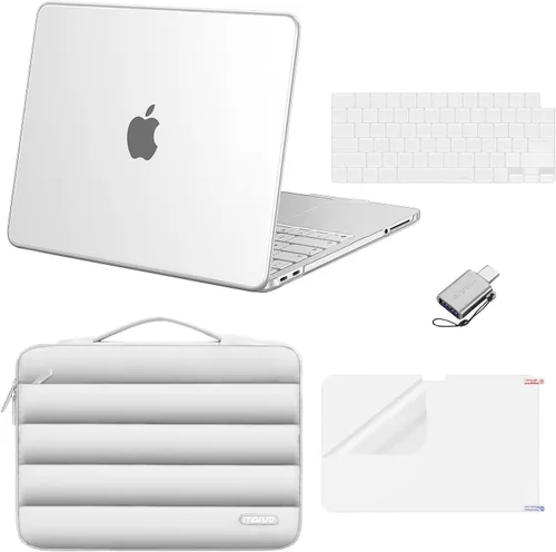 Vista 19 de MOSISO Compatible con MacBook Neo Case 13 pulgadas 2026 A3404 A18 Pro Chip Índigo