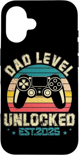 Vista 28 de iPhone XR Dad Level Unlocked EST.2025 Retro Style Case