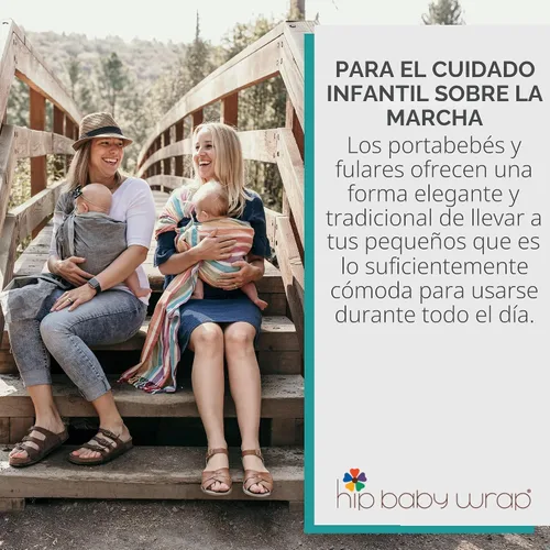 Vista 2 de Transportador de bebé con eslinga anillo soporte para cadera para bebés y niños pequeños, Autumn