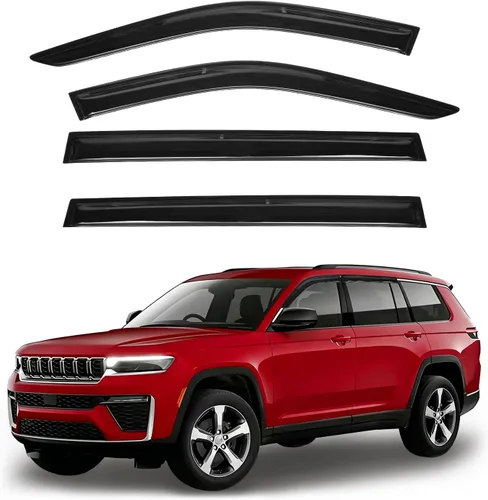 Vista 53 de Canvcle 4Runner - Protectores de lluvia – Viseras de ventana para Toyota 4Runner 2010-2024, deflectores de viento de ventana lateral con cinta