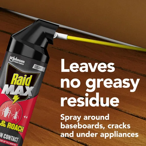 Vista 4 de Raid Max Spray para Hormigas y Cucarachas (14.5 OZ, Paquete - 1)