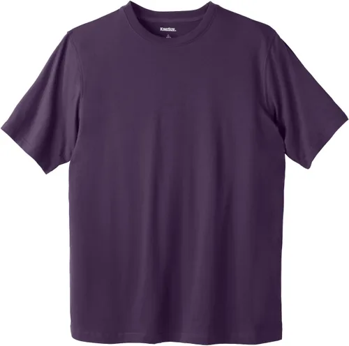 Vista 9 de KingSize Big & Tall - Camiseta ligera, sin encogimiento, con cuello redondo para hombre Gris Caliente Carbón