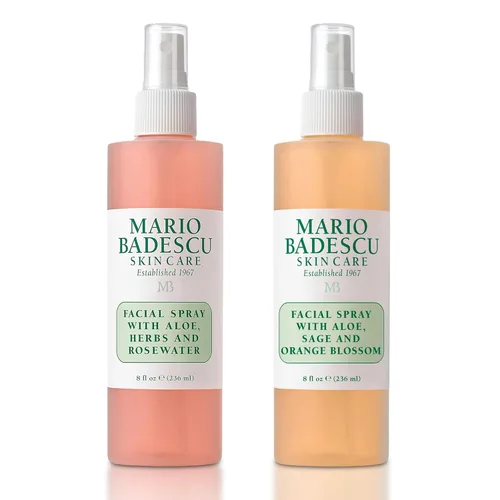 Vista 23 de Mario Badescu Espray facial con aloe, hierbas y agua de rosas para todo tipo de piel, bruma facial que hidrata, rejuvenece y aclara
