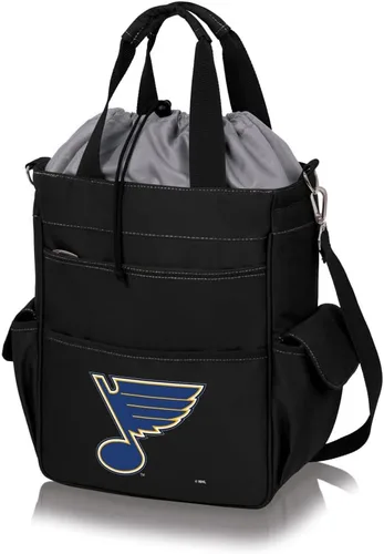 Vista 21 de PICNIC TIME NHL - Bolsa de mano unisex para adultos NHL Activo Negro con detalles grises.
