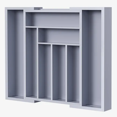 Vista 12 de Pipishell - Organizador de Cajones Extensible de Bambú para Soporte de Utensilios, Bandeja de Cubiertos Ajustable, Organizador de Divisores