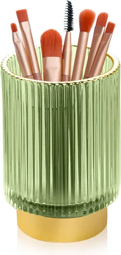 Vista 9 de WHJY Soporte para brochas de maquillaje, organizador de lápiz labial, organizador de cosméticos, 3 pulgadas, organizador de brillo de labios