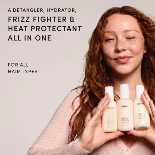 Vista 3 de OUAI Women's North Bondi Leave In Conditioner, Off White, One