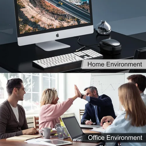 Vista 8 de Mouse Jiggler indetectable, dispositivo Jiggler de ratón, simula automáticamente el movimiento del mouse para mantener el portátil o la computadora