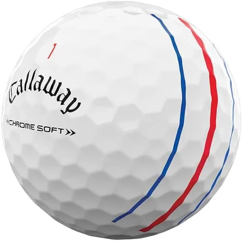 Vista 4 de Callaway Pelotas de golf suaves cromadas 2022 (True Track (rojo/azul)