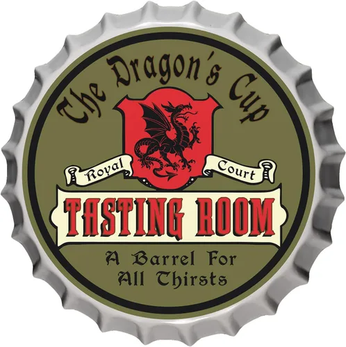Vista 14 de Letrero personalizado para tapa de botella de cerveza (agujero 19), letreros de barra personalizados de metal de estaño para colgar en la pared