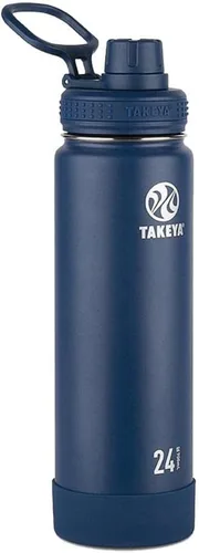 Vista 53 de Takeya Actives Botella de Agua con Tapa de Boquilla, Botella con Doble Aislamiento de Acero Inoxidable, Apta para Lavavajillas y Sin BPA, Botella