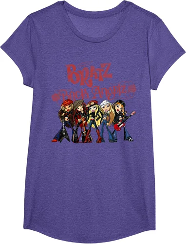 Vista 13 de Bratz Camiseta Rock Angelz Group Shot Negro