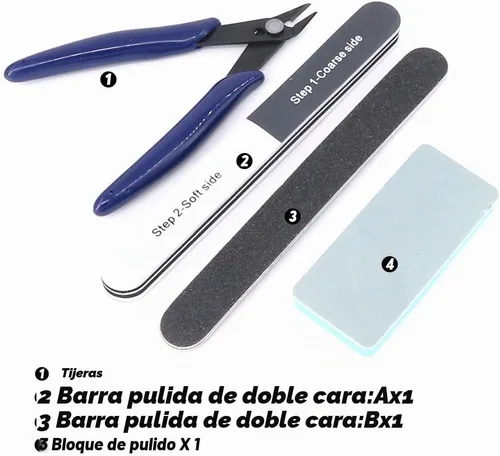 Vista 7 de 21 piezas Juego de herramientas básicas para modelador, kit de herramientas de construcción hobby para construcción de modelos de coches Gundam