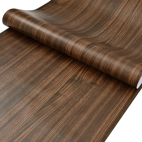 Vista 11 de Papel de contacto de madera autoadhesivo, película de vinilo de madera de 11.8 x 39.37 pulgadas, papel tapiz de madera impermeable y extraíble Grano