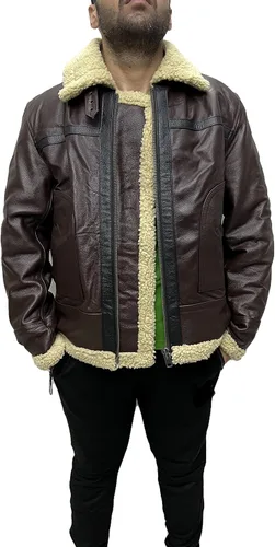 Vista 4 de RE 4 Remake Leon Scott Kennedy - Chaqueta de piel sintética de vaca auténtica