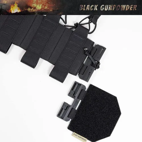 Vista 4 de Hebillas magnéticas tácticas elásticas Cummerbund de liberación rápida modelo TC1