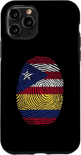 Vista 27 de Funda para iPhone 16 Boricua y Colombia con huellas dactilares puertorriqueñas