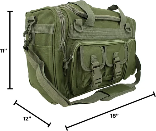 Vista 5 de OSAGE RIVER Tactical Range Bag Duffle, Tactical Bag with Shoulder Strap and Carry Handles, Range Bag for Outdoor Hunting Shooting Range Travel