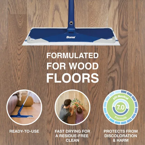Vista 2 de Bona® Almohadillas de limpieza húmedas desechables para pisos de madera dura, aroma a lavanda