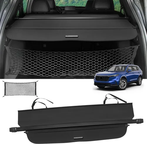 Vista 16 de Sze Cubierta de carga para Jeep Grand Cherokee 2022 2023 2024 2025 2026 (2 filas; WL) 4XE retráctil para maletero, cubierta de seguridad negra