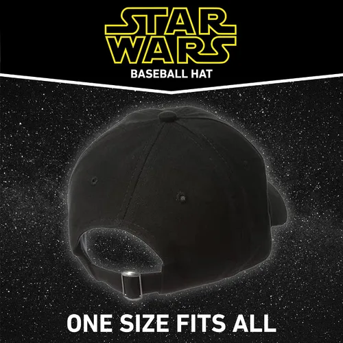 Vista 3 de Star Wars - Gorra de béisbol de algodón para adultos, Darth Vader, R2-D2 y Stormtrooper con ala curvada