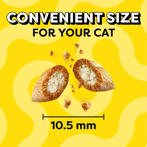 Vista 10 de Temptations Golosinas para gatos, golosinas clásicas crujientes y suaves para gatos, sabor tentador a pavo, bolsa de 3 onzas (paquete de 12)