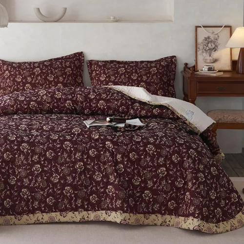 Vista 66 de Mixinni - Juego de colcha reversible de 2 piezas, tamaño individual, color beige, con patrón bordado elegante, juego de edredón y funda de almohada
