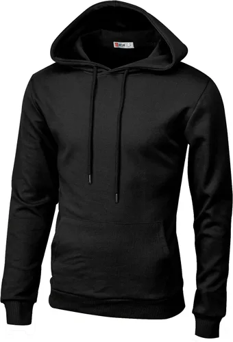 Vista 49 de H2H Sudadera con Capucha Tipo Pullover para Hombre, Ligera, de Manga Larga, con Bolsillo Canguro, Ajuste Ceñido, Básica, Casual, Suéter