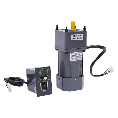 Vista 19 de 15W 10K AC110V 125 RPM Motor reductor de engranajes variable ajustable con controlador de velocidad para la industria