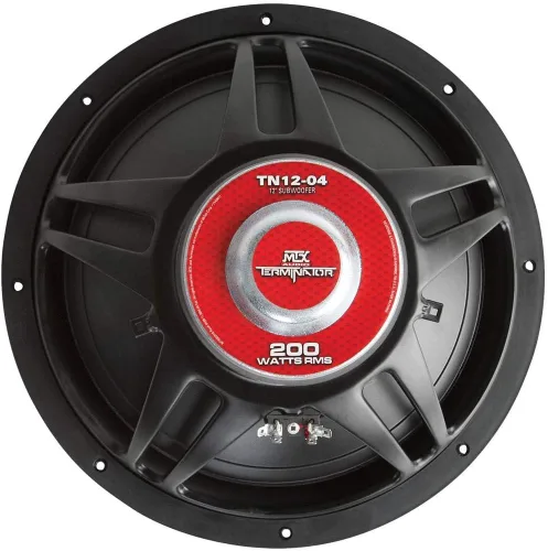 Vista 2 de MTX Audio TN12-04 Subwoofer de la serie Terminator de 4 ohmios de 12