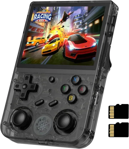 Vista 9 de Consola de juegos portátil retro RG353V, sistema operativo dual Android 11 y sistema Linux compatible con WiFi 5G Bluetooth 4.2, Moonlight