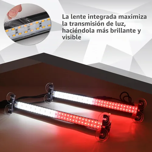 Vista 5 de Barra de luz LED para asesor de tráfico de 17 pulgadas, barra de luz
